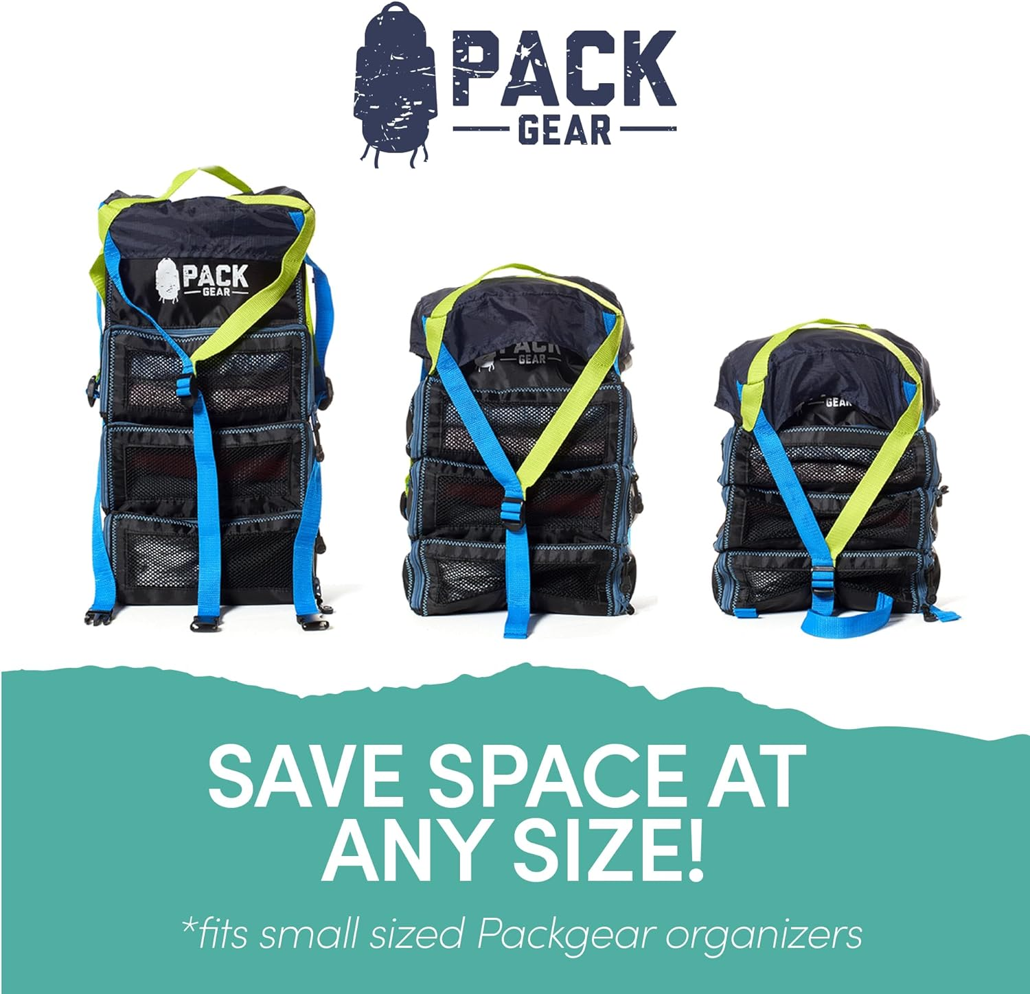 Compression Strap for Packable Luggage Organizer,Packing Our Collapsible Hanging Shelves in Your Suitcase Backpack & Carry-On Bags Has Never Been Easier, M, Small image number 6