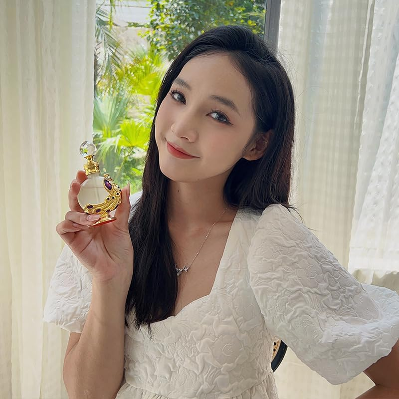 15Ml Arabian Perfumes for Women,Muslim Eau De Parfum Toilette Halal Dubai Retro Addictive Personal Fragrances Concentrated Long Lasting Perfume Essential Oil Floral Perfumes Arabes De Mujer image number 2