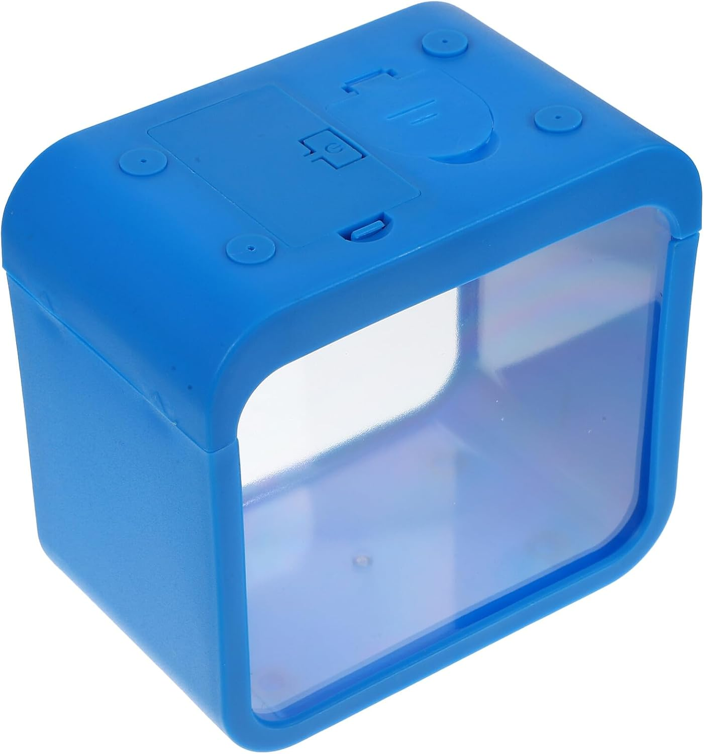 Mini Fish Breeding Box with LED Light Detachable Blue Plastic Aquarium Small Desktop Incubation Fish Tank and Aquatic Pets in Home or Office image number 2