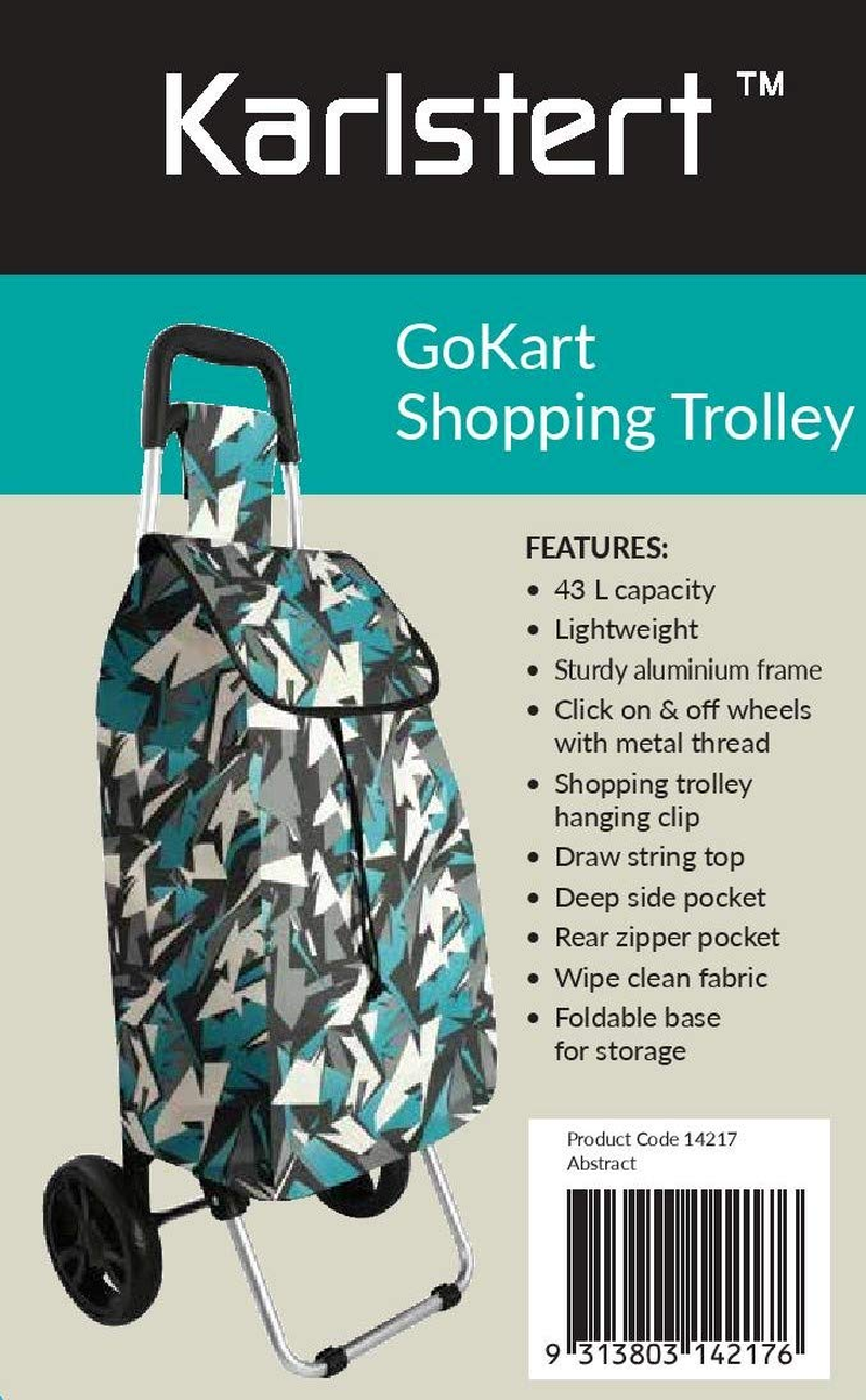 Karlstert Gokart Shopping Trolley, 43 Litre Capacity, Abstract image number 2