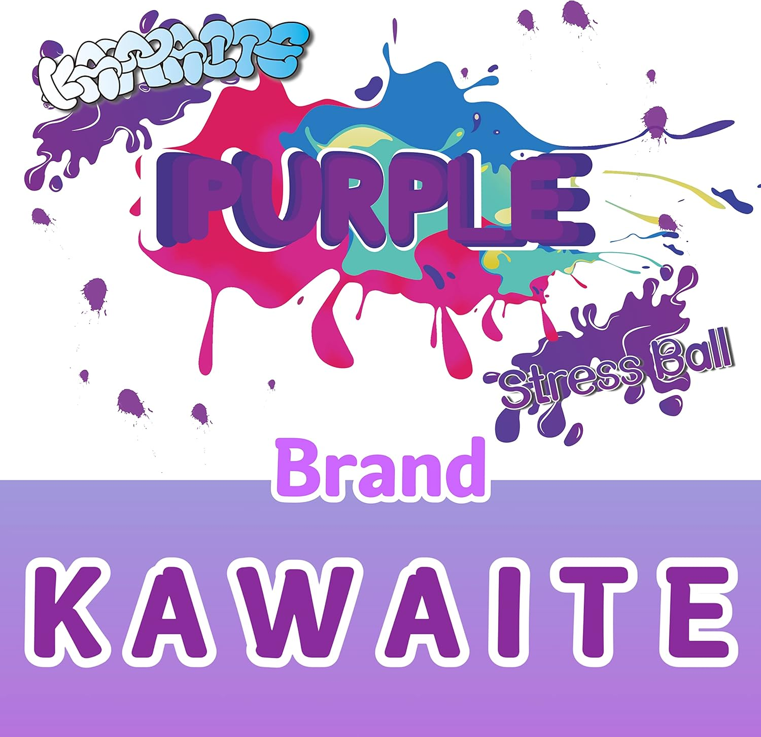 Squishy Dough Ball Sensory Fidget Toy (1 Pack) Stretchy Stress Balls for Boys and Girls, Cute and Soft Color Changing Squeeze Ball, Squishy Ball, Ideal for Teens Anxiety, Autism, ADHD (Purple) image number 5