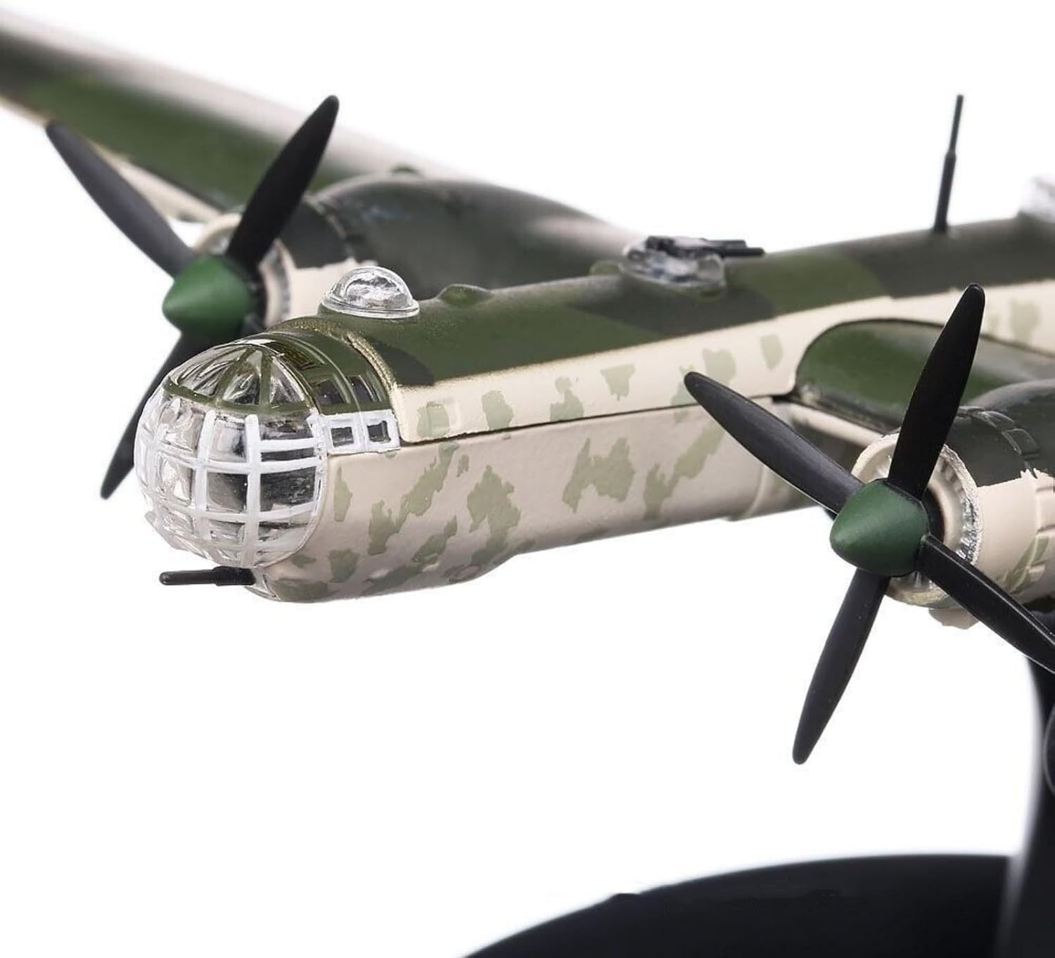 Alloy WWII Germany Heinkel He 177 Attack Plane Model Aircraft Model 1:144 Model Simulation Science Exhibition Model image number 5