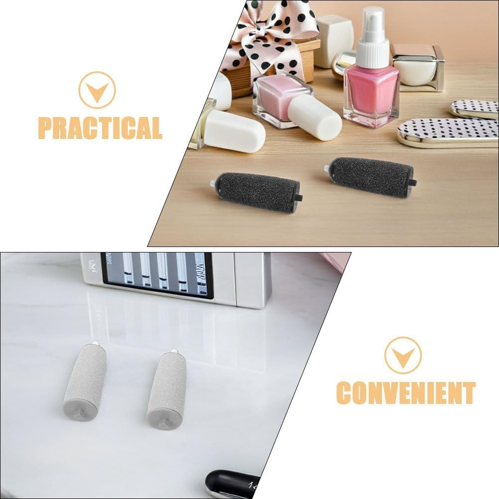 Healvian 10Pcs Foot File Roller Refills: Electric Feet Callus Remover Replacement - Coarse Roller Refill Heads for Foot Care Pedicure Tools image number 4