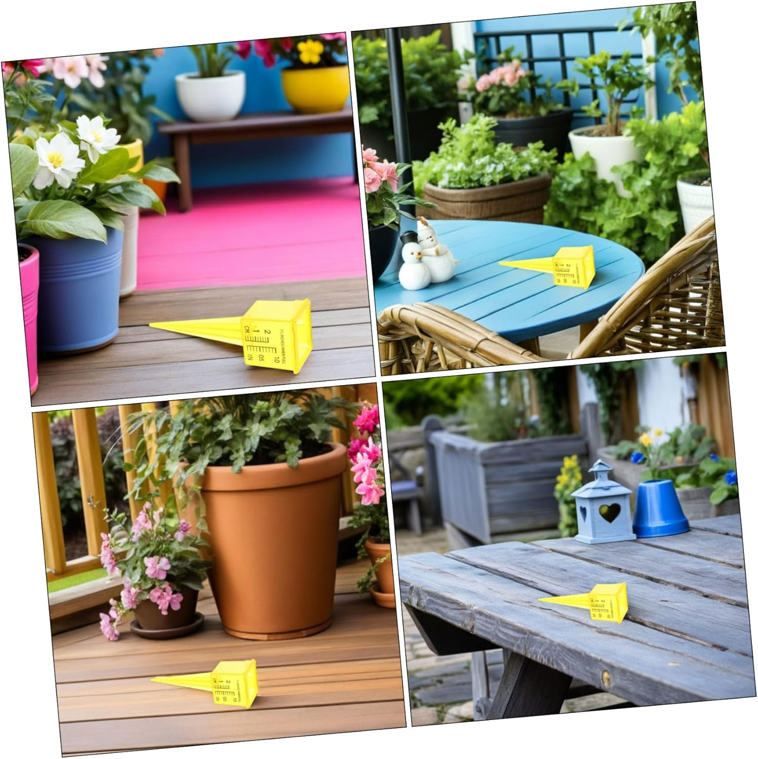 Yardenfun 20Pcs Lawn Sprinkler Water Gauge Wide Mouth Rain Gauge for Outdoor Garden Irrigation Monitoring Accurate Rainfall Measurement Tool for Patio and Lawn Water Conservation image number 2