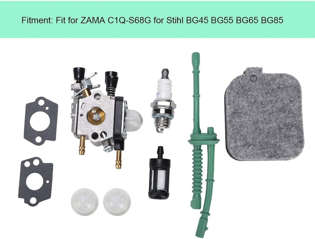 Carburetor Set for BG45 BG55 BG65 BG85 - Metal Material - Stable Performance Fit for ZAMA C1QS68G Convenient Replacement for Blowers image number 2