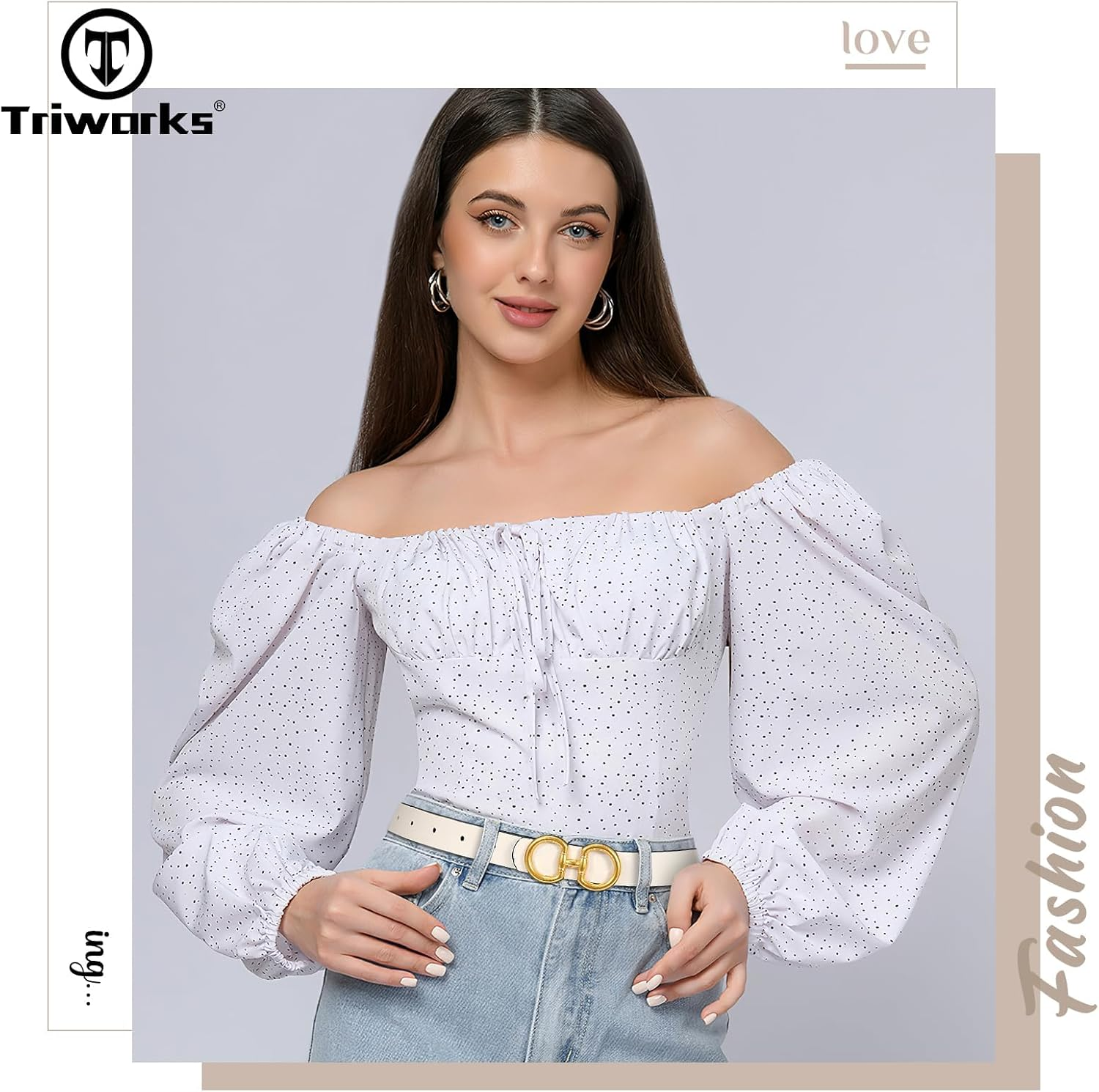 Double Ring Belt Women Fashion Leather Belt Golden/Silver O Ring Buckle Belt for Jeans, Pants, Dresses, Shorts image number 4