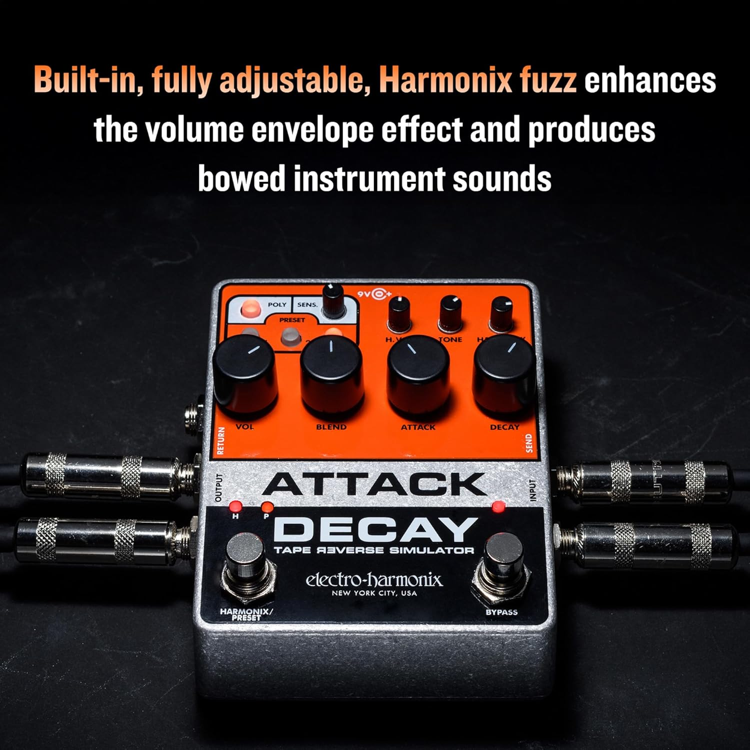 Electro Harmonix Attack Decay Effects Pedal image number 6
