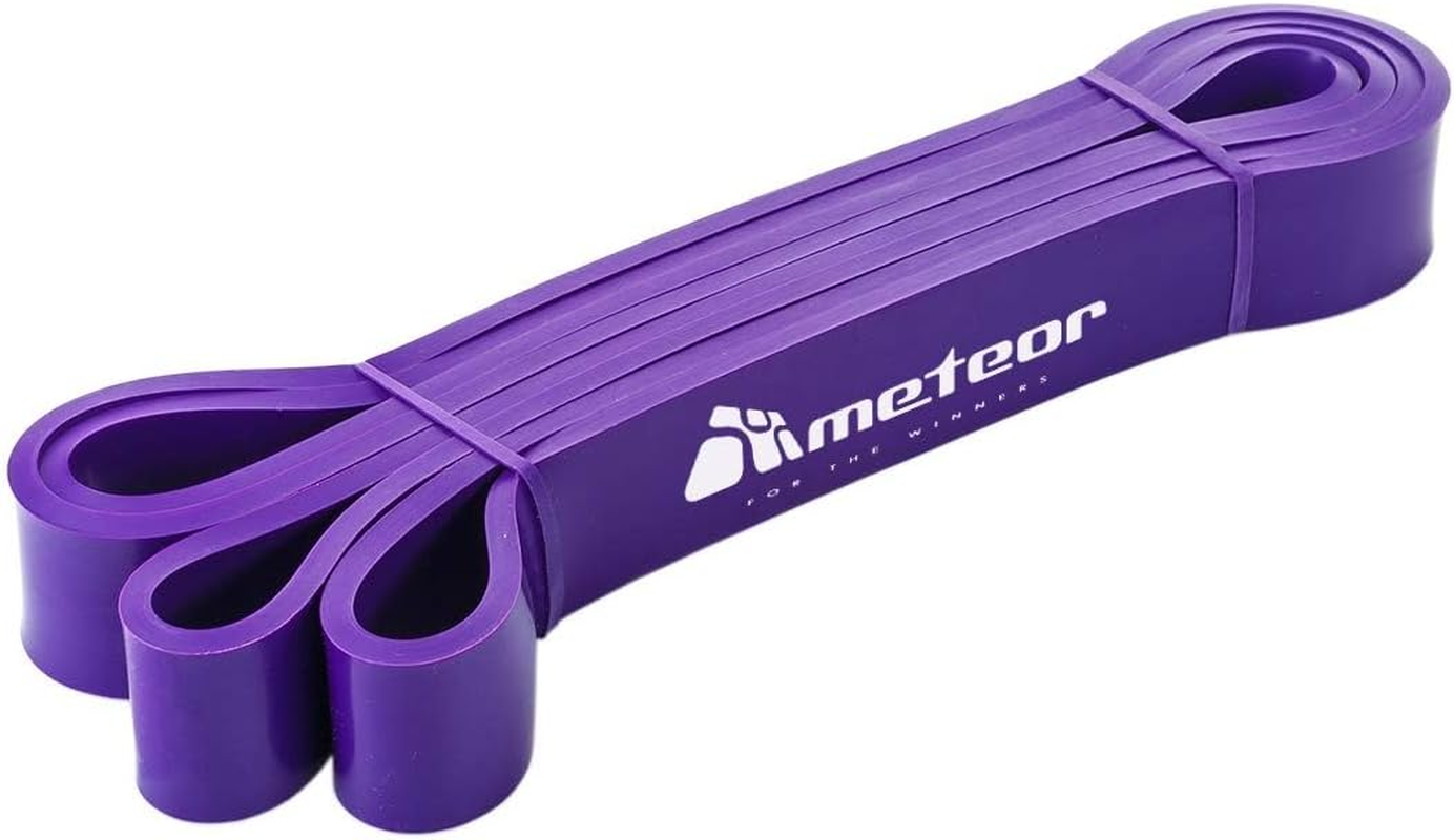 Meteor Essential Power Bands, Resistance Loop Set, Natural Latex Fitness Bands for Workout, Yoga, Weightlifting, Physical Therapy, Rehab, Bench Press, Dead Lift, Improve Mobility and Strength image number 3