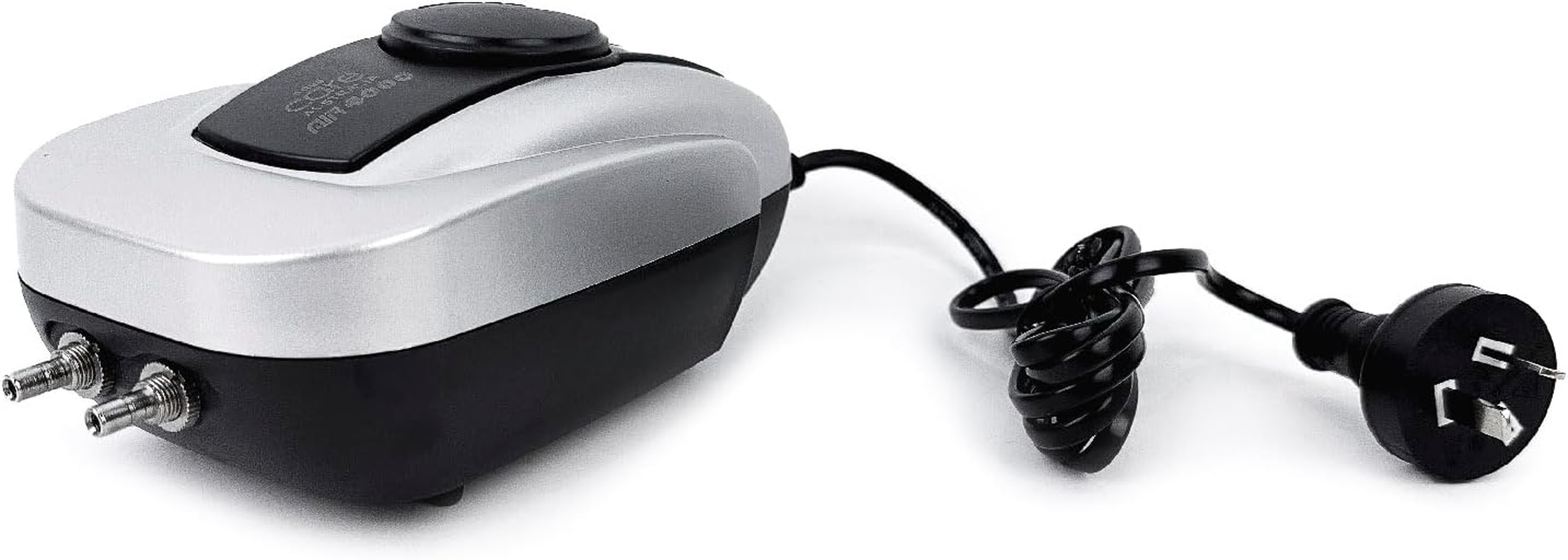 Aqua Care Aquarium Air Pump AIR4000 - Adjustable Flow, Suitable for Salt and Freshwater Fish Tanks, Quiet Operation, Flow Rate: 180L/H, 3-Year Warranty, Powerful Aquarium Air Bubbler, Grey image number 2