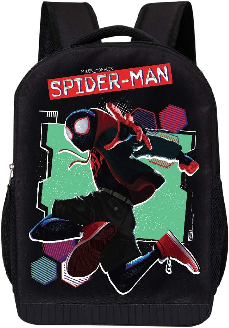 Marvel Spider-Man Backpack for School Boys, Girls, Toddler Backpack | Miles Morales Spiderman Kids Backpack Mesh Bag
