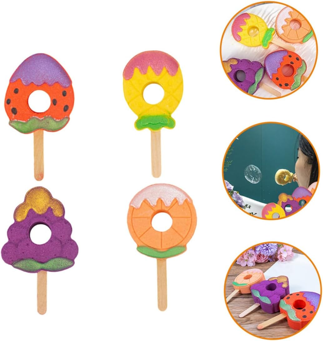 Gogogmee 4Pcs Salt Bomb Bubble Bath Bomb Portable Moisturizing Relaxation Therapy Spa for Girlfriend Wife Friends image number 1