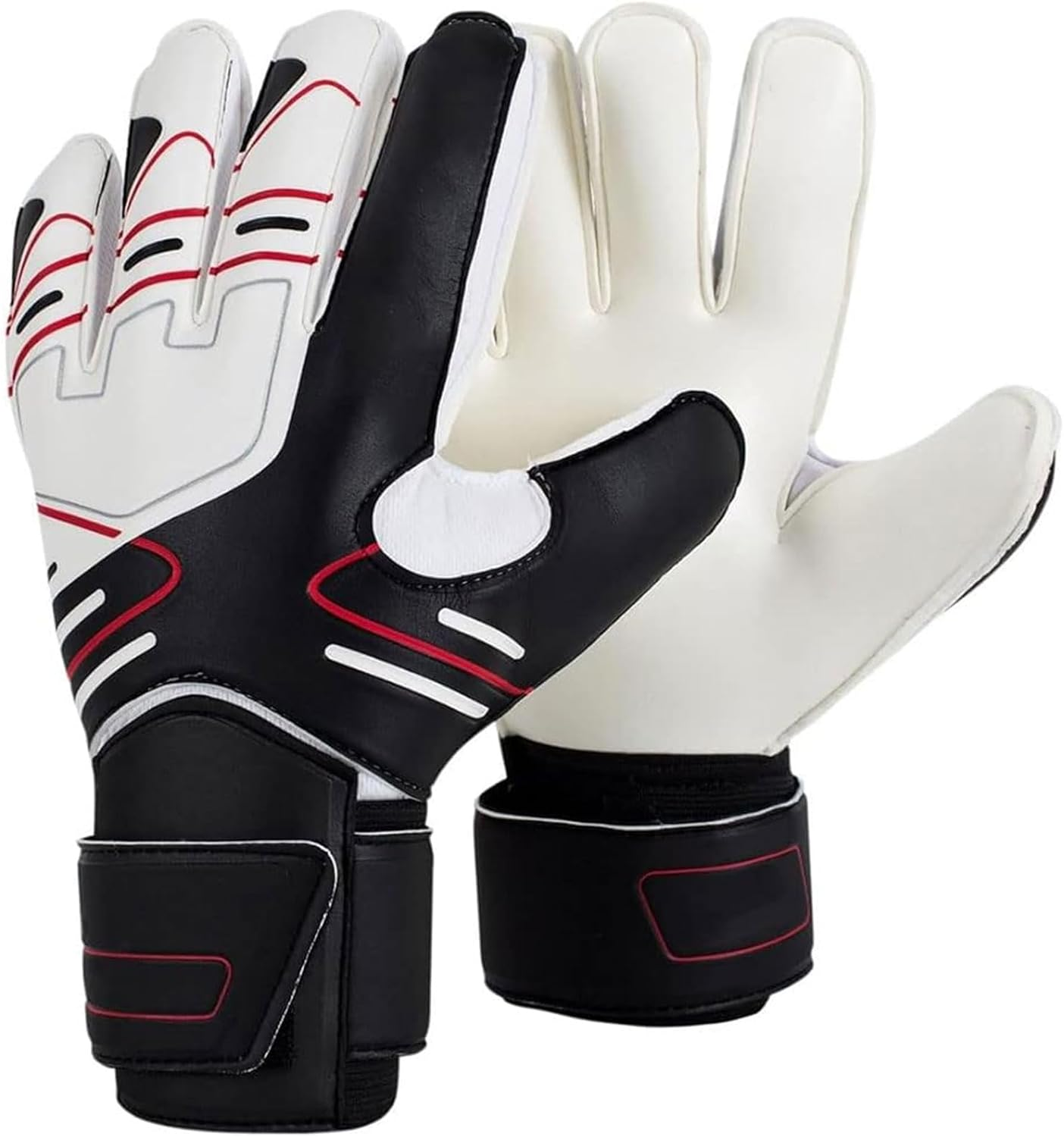 Annuoyi Goalie Gloves, Football Goalkeeper Gloves,Kids & Youth Football Goal Keeper Gloves Strong Grip for the Toughest Saves with Finger Spines to Give Splendid Protection to Prevent Injuries image number 1