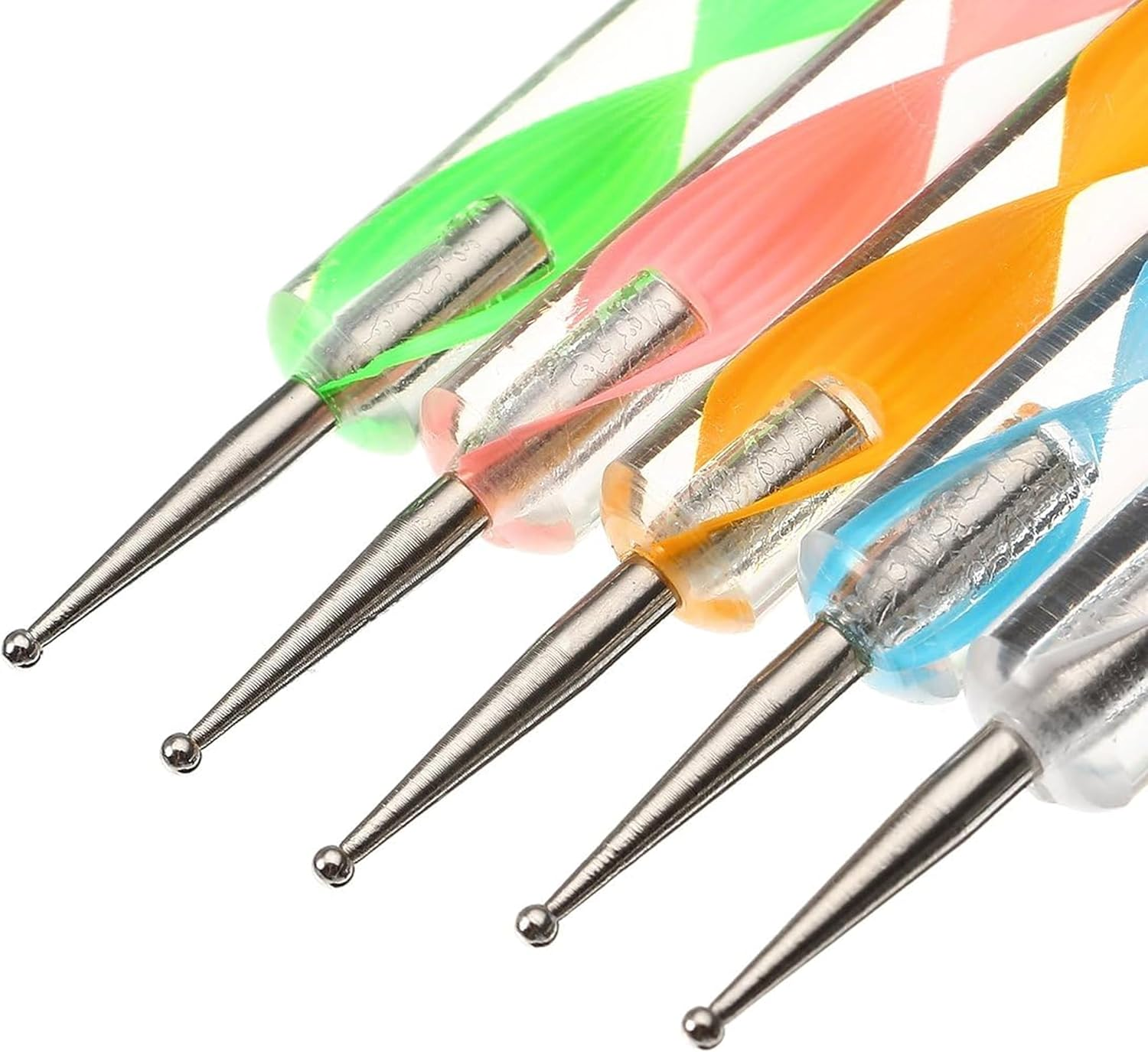 5 Nail Brush Set, Nail Art Brush, Nail Brush Set for Gel Nails, Professional Painting Pen for Gel Nails, UV Gel Nail Design image number 1