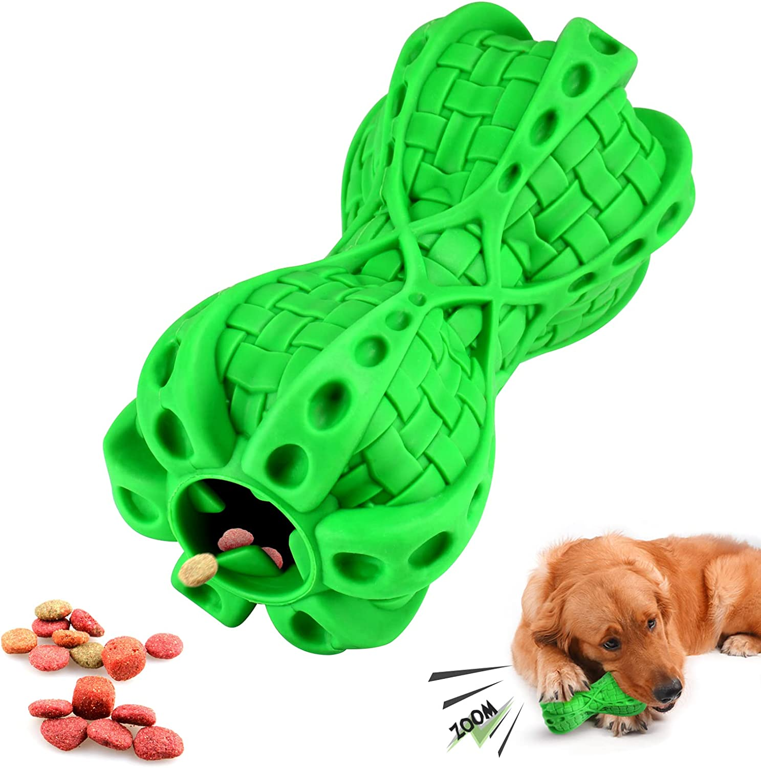 Dog Toy for Aggressive Chewer Large Medium Nearly Indestructible Super Chew Dog Toys Squeaky Dog Birthday Toy Dog Toothbrush Interactive Tough Durable Dog Toys Natural Rubber image number 4