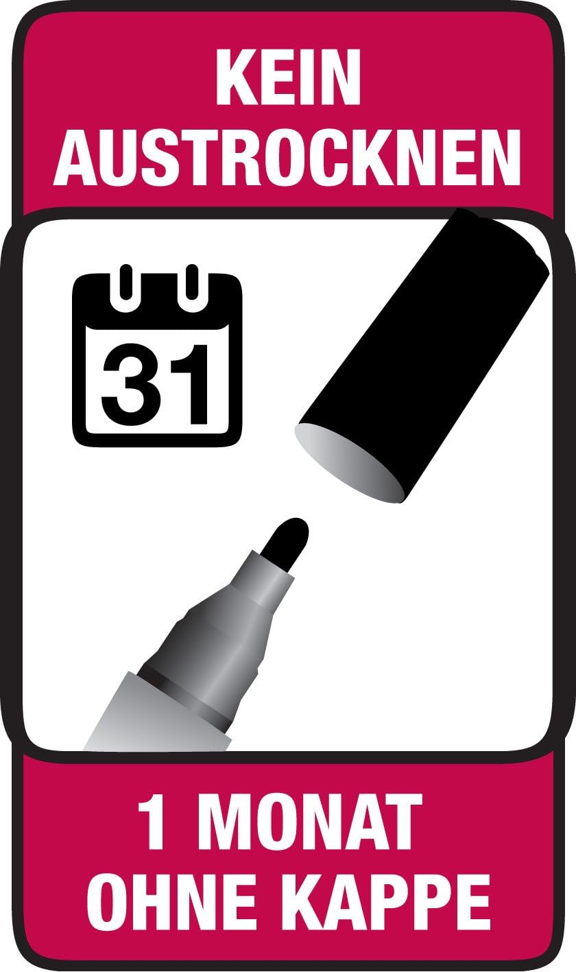 BIC Marking 2300 Ecolutions Permanent Markers Medium Chisel Tip Markers - Assorted Colours, Pack of 4, 68954BC image number 2