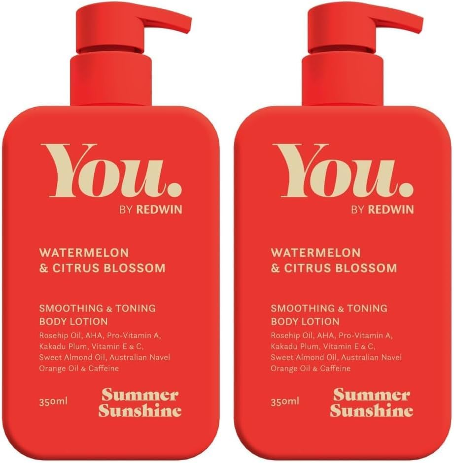 You by Redwin Summer Sunshine Moisturiser Body Lotion 350 Ml (Pack of 2)