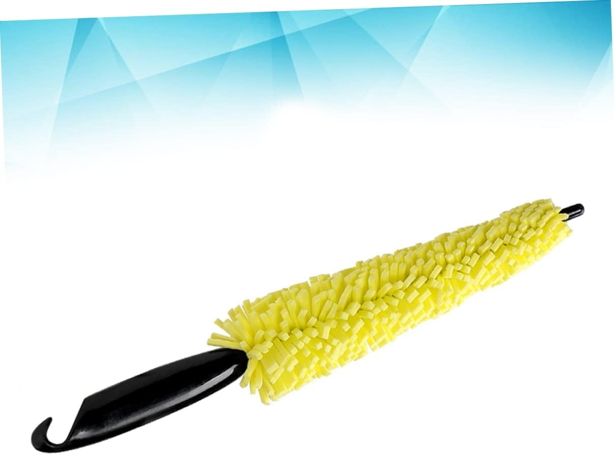 Vaguelly 3Pcs Car Auto Wheel Tyre Rim Cleaning Brush for Washing for Tire and Rim Maintenance image number 3