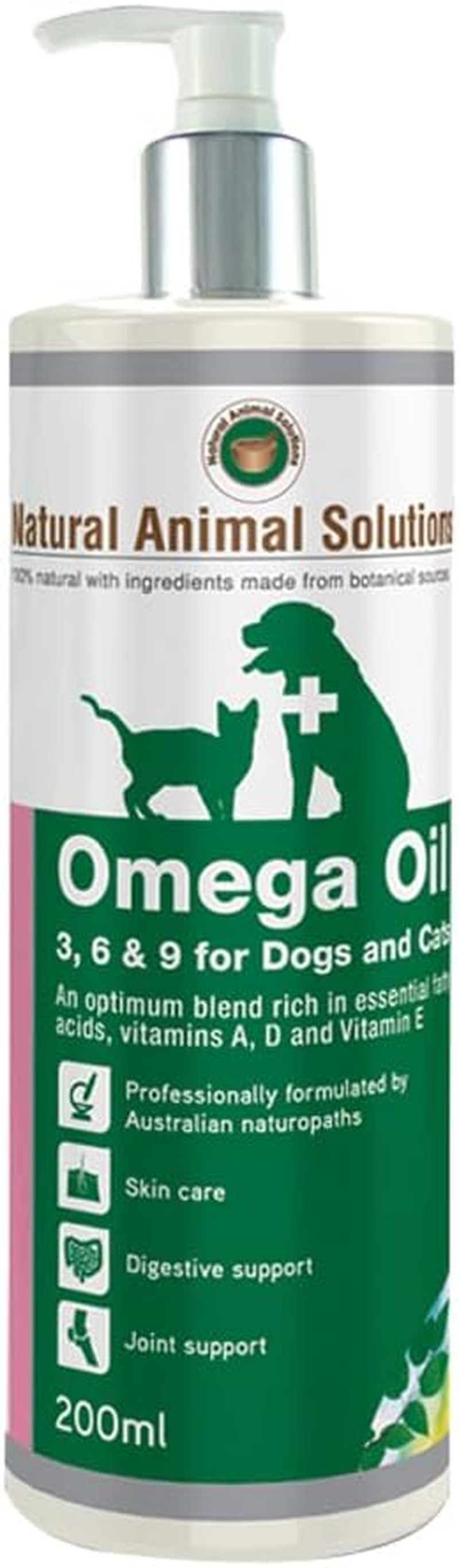 Natural Animal Solutions Omega Oil 3, 6 & 9 for Dogs 200 Ml