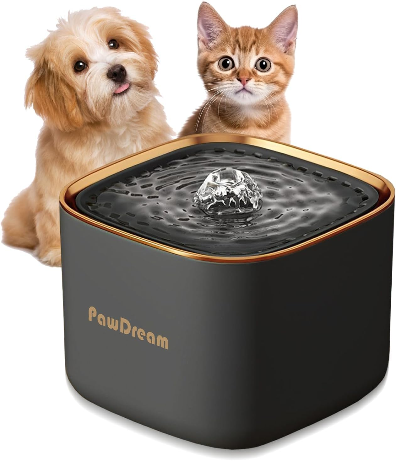 Smart Cat Water Fountain for Dogs & Cats | 3Liters Large Capacity Portable & Lightweight Pet Fountain with Ultra-Quiet Filtration,Dry-Run Protection & AU Plug Included | Ideal for Multi-Pet Households