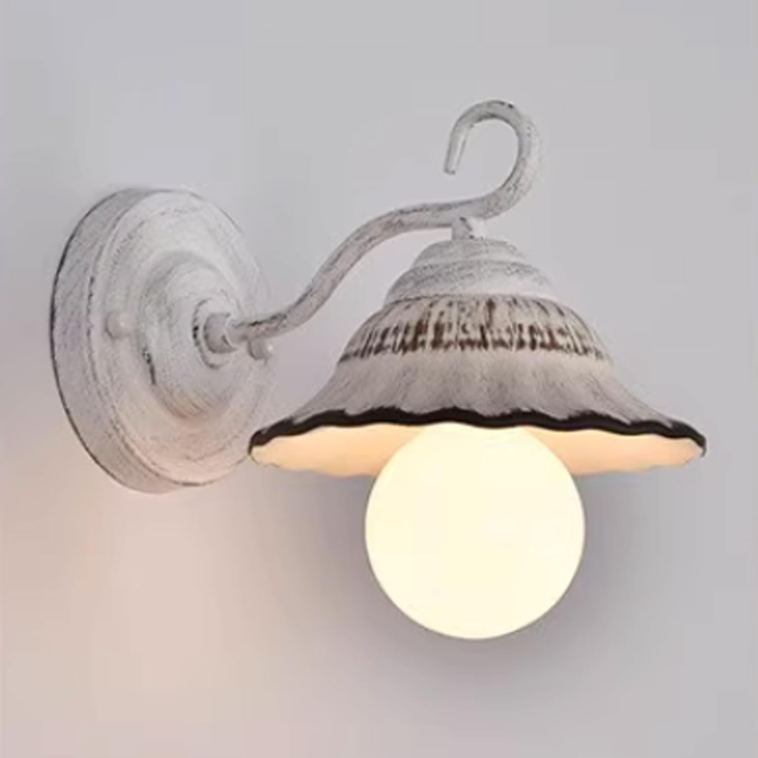 Wall Lamp TV Background Restaurant Mural Wall Sconce E27 Ceramic Metal Wall Light Corridor Bedroom Bedside Lamp Living Room Wall Lighting image number 6