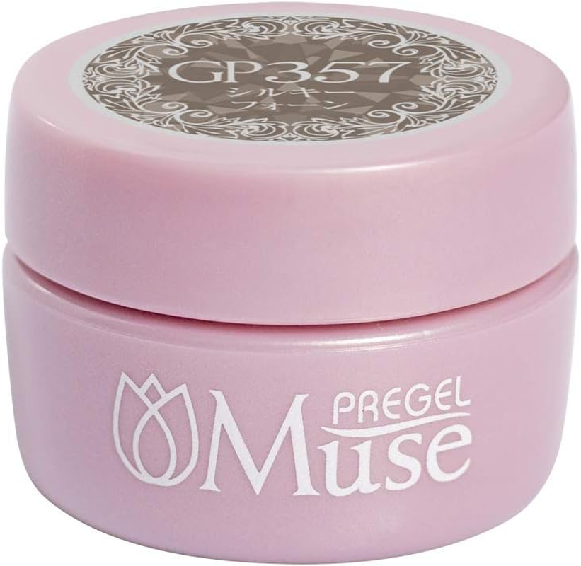 PREANFA PGU-GP357 Color Gel, Silky Phone, 0.1 Oz (3 G), Gel Nails