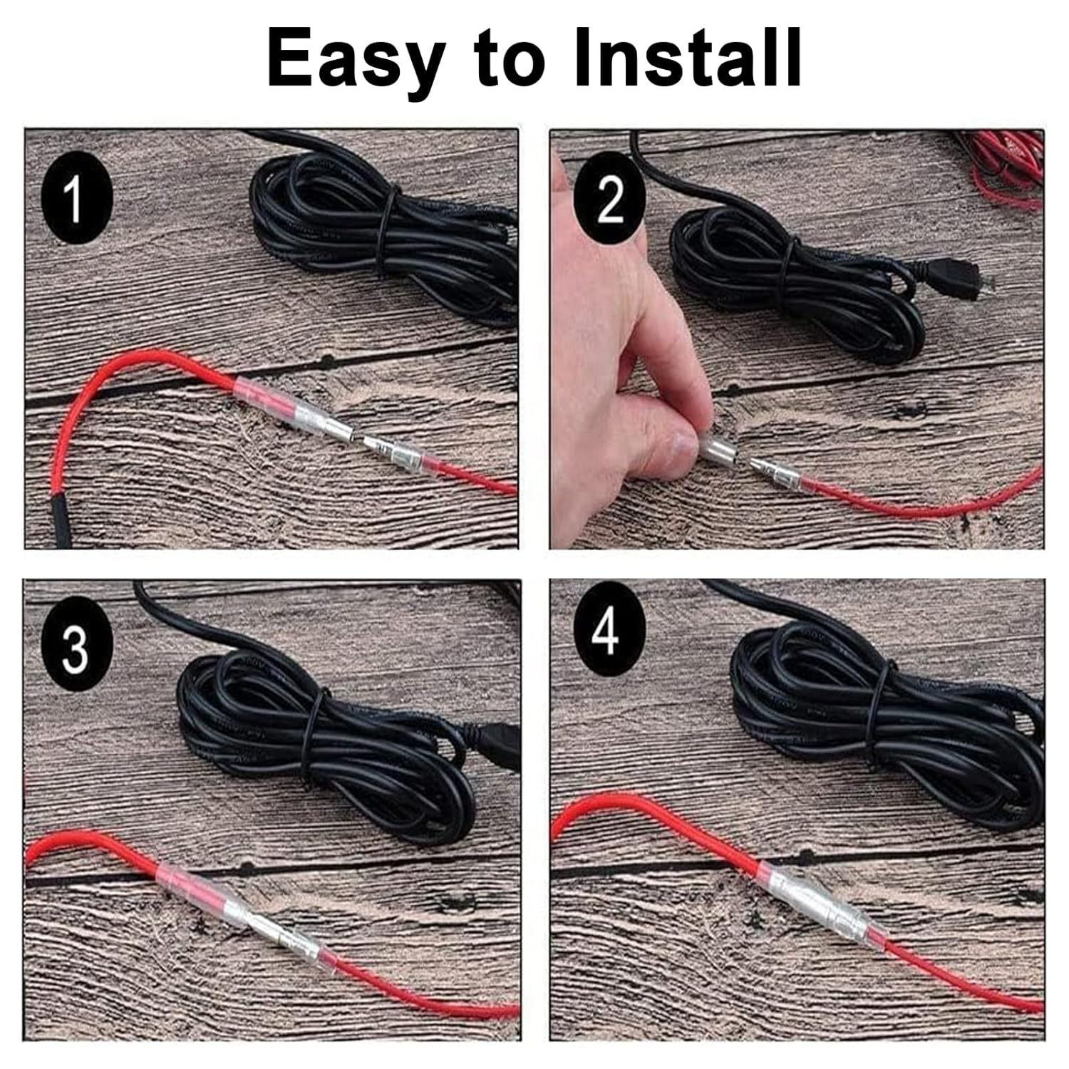 Tuoyi 4 Pieces 12V-24V Low Profile Add-A-Circuit Fuse Tap, Miniature Piggy Back Blade Fuse Holder with Wire Harness,6 Pcs Fuse (3A 5A 7.5A 10A 15A 20A) and Fuse Puller image number 5