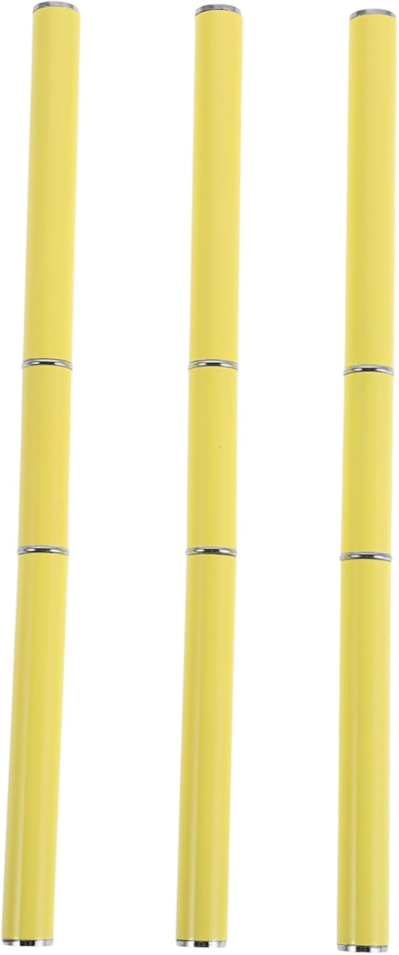 DONFAMDS 3Pcs Dual Ended Nail Art Brushes Precision Liner and Detail Pens for Manicure Salon DIY Nail Art Soft Resilient Bristles Easy to Clean