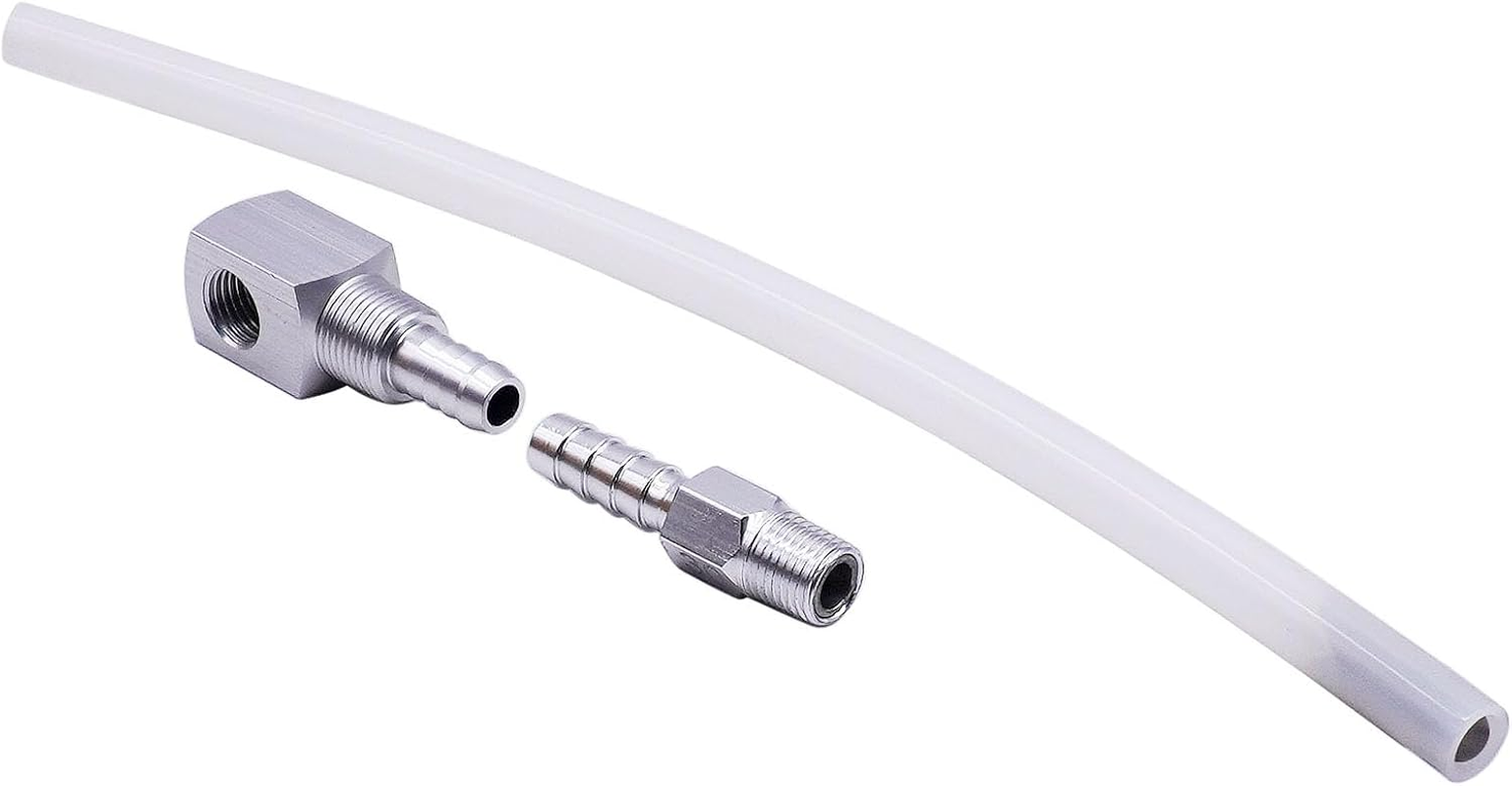 Universal 12" Marine Fuel Tank Pickup Tube with Strainer - Polyethylene Fuel Tube with Aluminum Barb Connector- Fits Standard Boat Fuel Tanks - Replaces Part 7-0948 image number 4