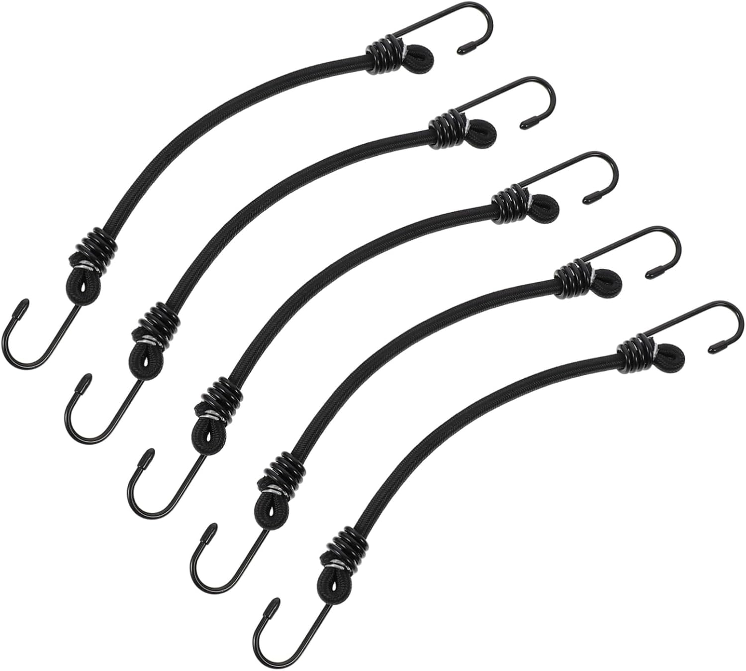 NAMOARLY 5Pcs Elastic Belt Ropes for Luggage Cargo Fixing Hooks Suitcase Straps image number 6