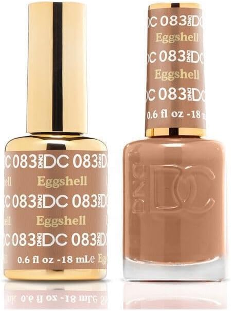 DND 083 Eggshell - DC Collection Gel & Lacquer Duo 18Ml