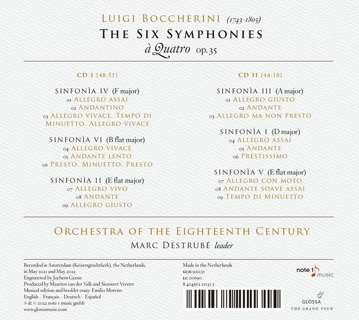 Six Symphonies Op. 35