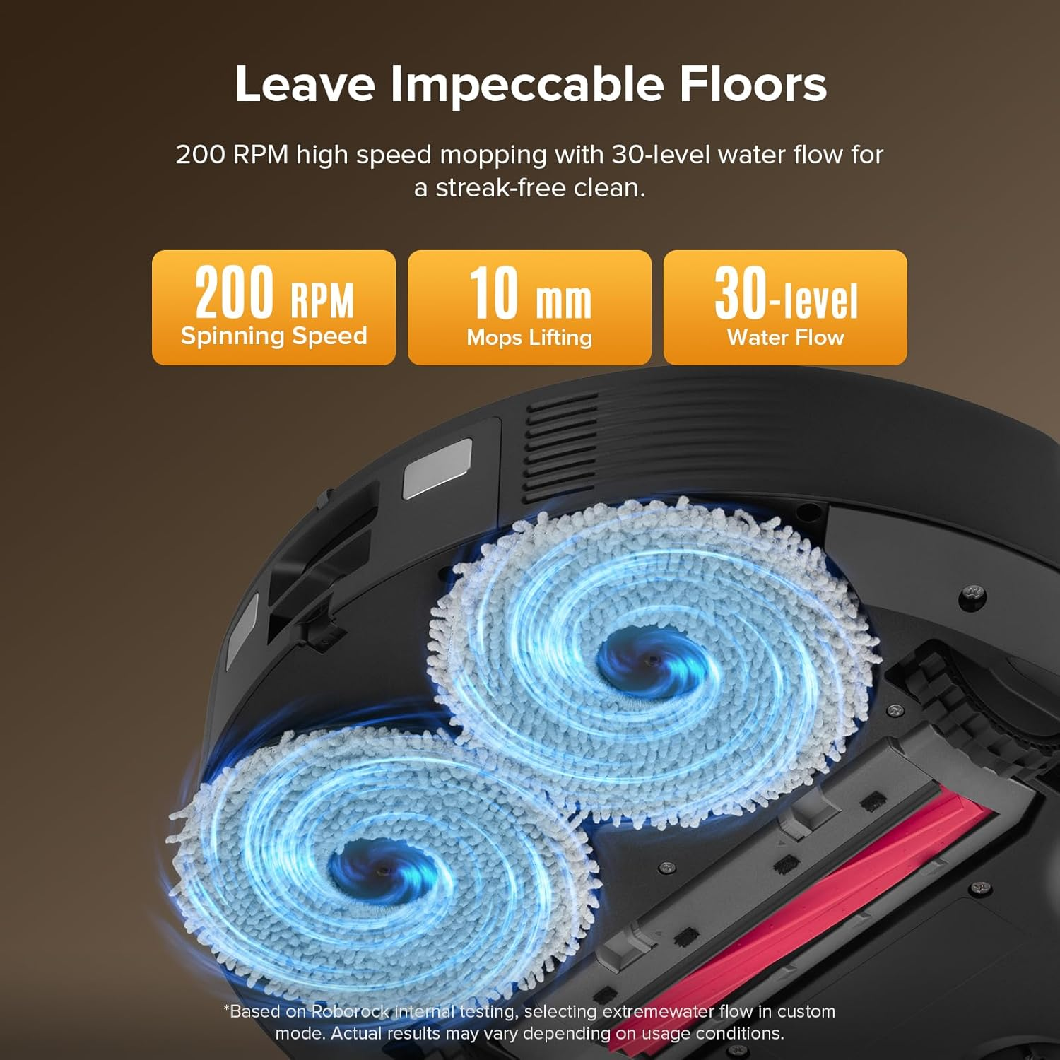 Roborock Qrevo L Robot Vacuum and Mop, All-In-One Vacuum Cleaner, 10,000Pa Powerful Suction, Self Emptying & Refilling, Self Mop Washing & Air Drying, Anti-Tangle Brushes for Home, Pet Hairs, Black image number 1