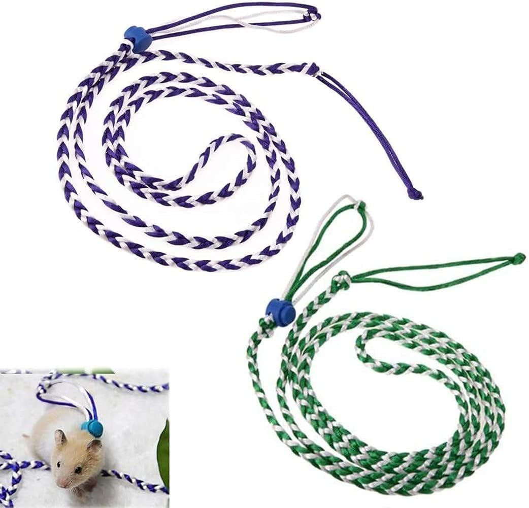 Adjustable Hamster Leash Harness for Rats Ferret Mouse Squirrel Small Animal 1 Pack Useful image number 3