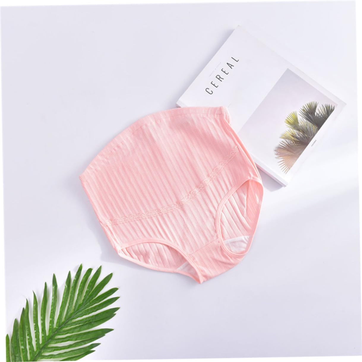 3Pcs Cotton High Waist Maternity Panties Adjustable Stomach Support Nursing Underwear for Pregnant Women Comfortable Breathable Stretchable Random Color Random Color image number 5