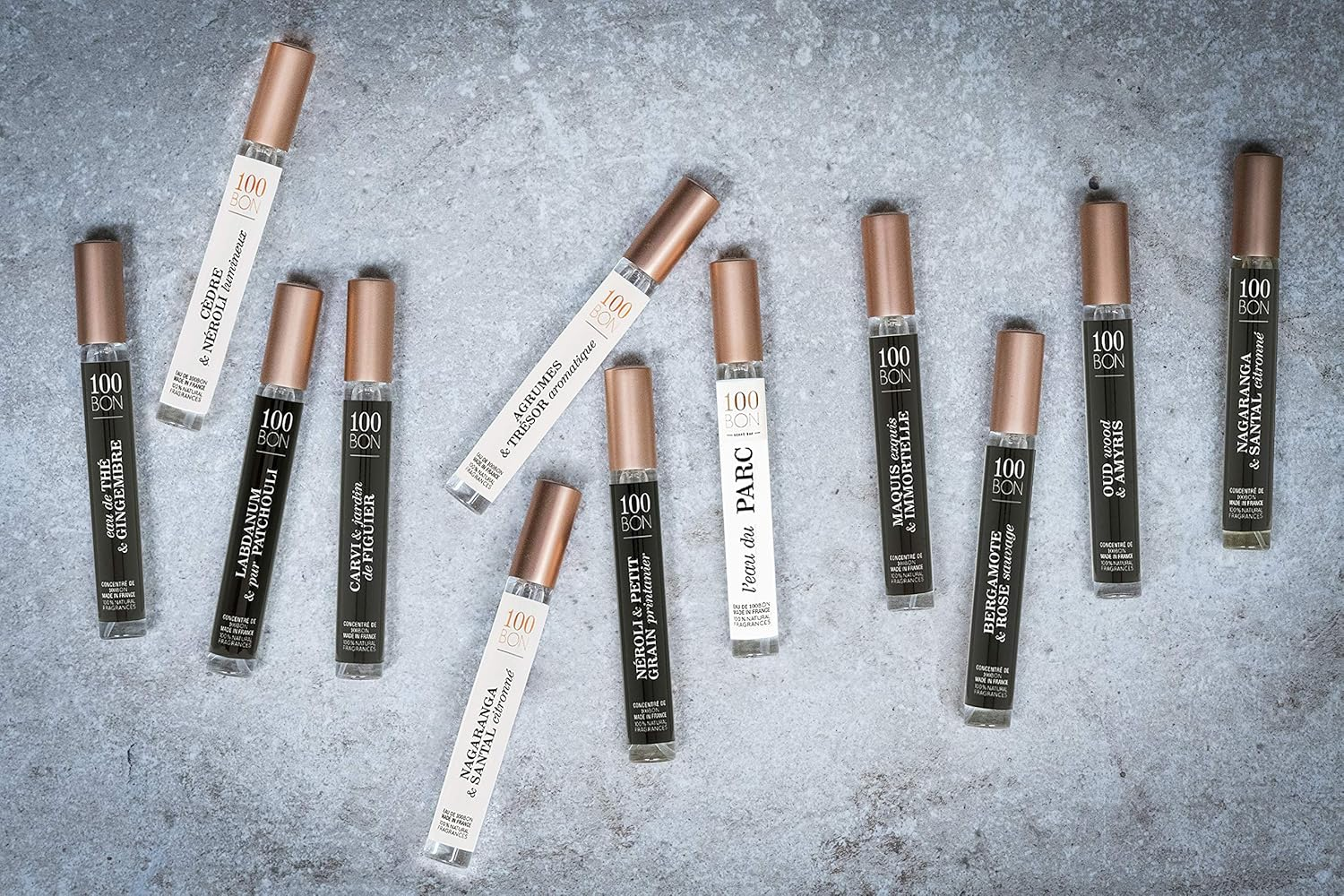 100 Bon Carvi & Jardin De Figuier by 100 Bon Mini Concentree De Parfum (Unisex Refillable) .5 Oz for Men image number 3