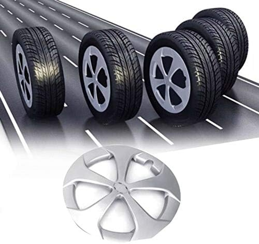 QXKSPG 15 Inch Car Wheel Cover Hub Cap Replacement, for Toyota, for Prius 2012 2013 2014 2015 Wheel Trims Set image number 3