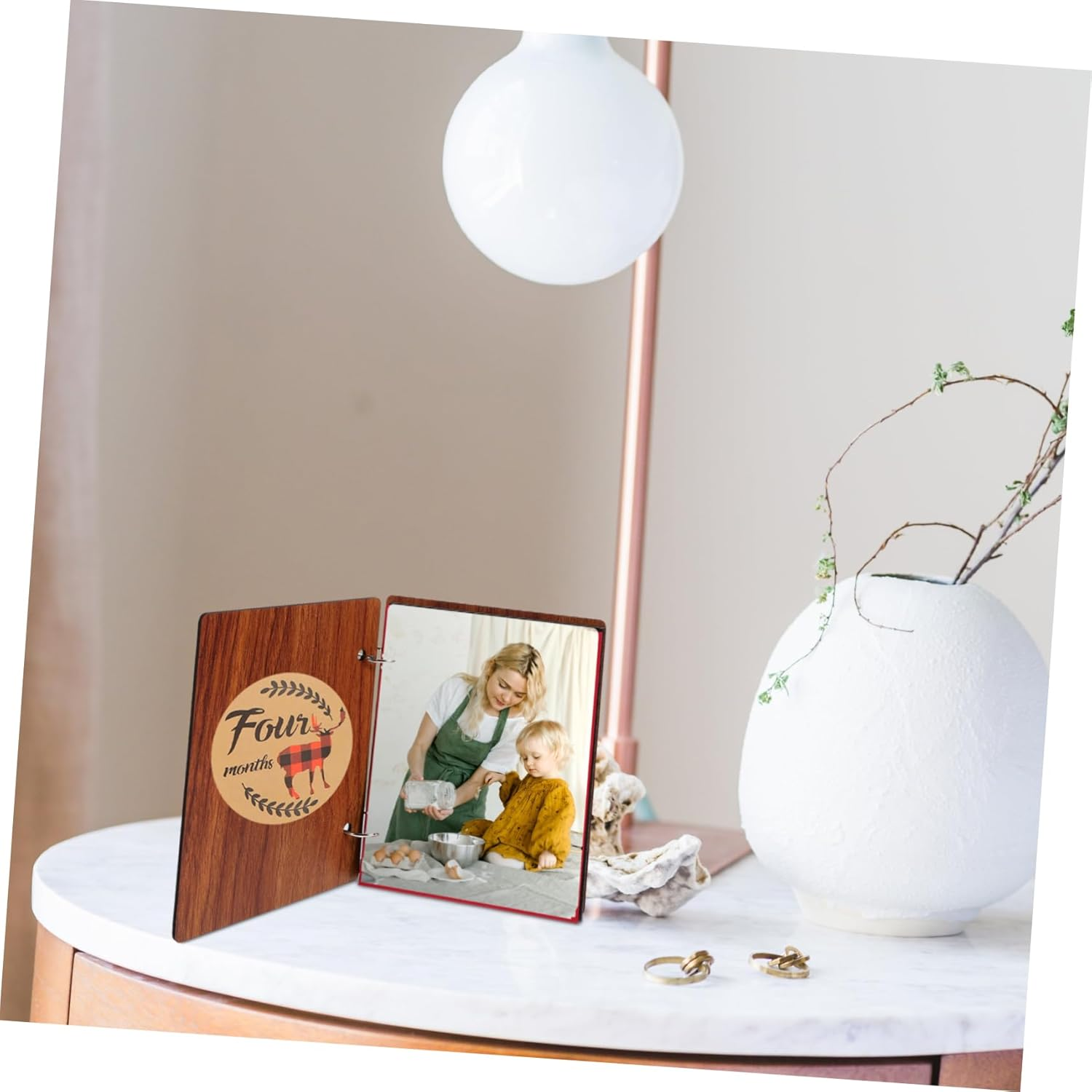 12Pcs Labels Milestone Stickers Newborn Monthly Decals Self-Adhesive Stickers for Photos Easy to Stick and Tear off Non-Toxic Safe image number 1