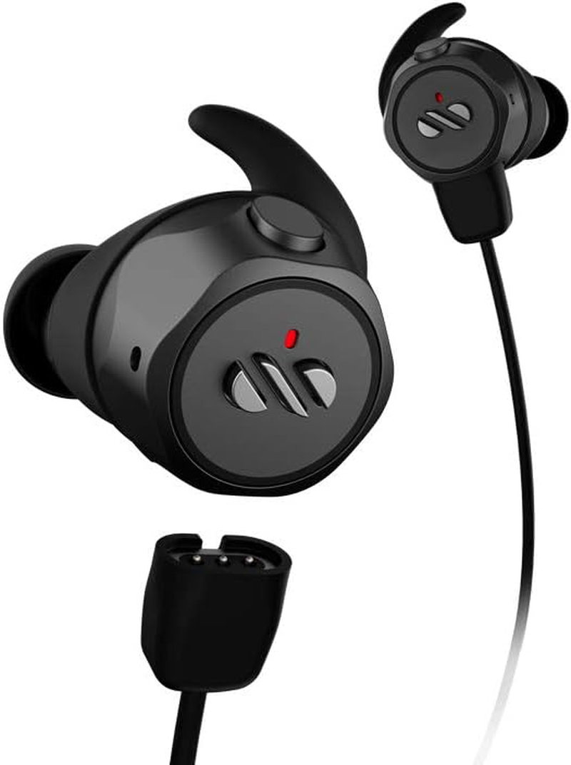 Airloop Snap 3-In-1 Earbuds, Black, Small
