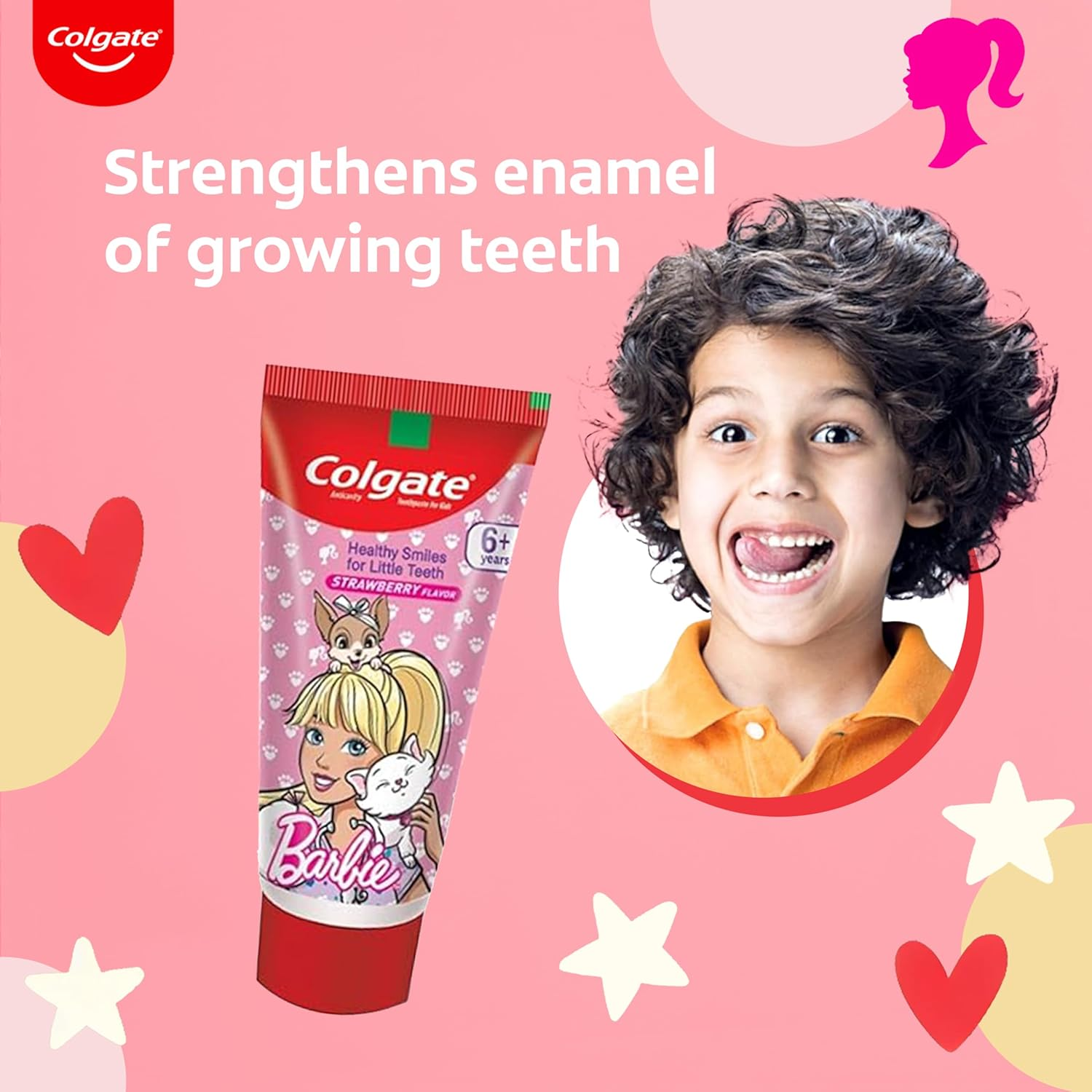 Colgate Kids Barbie Red Toothpaste - 80G