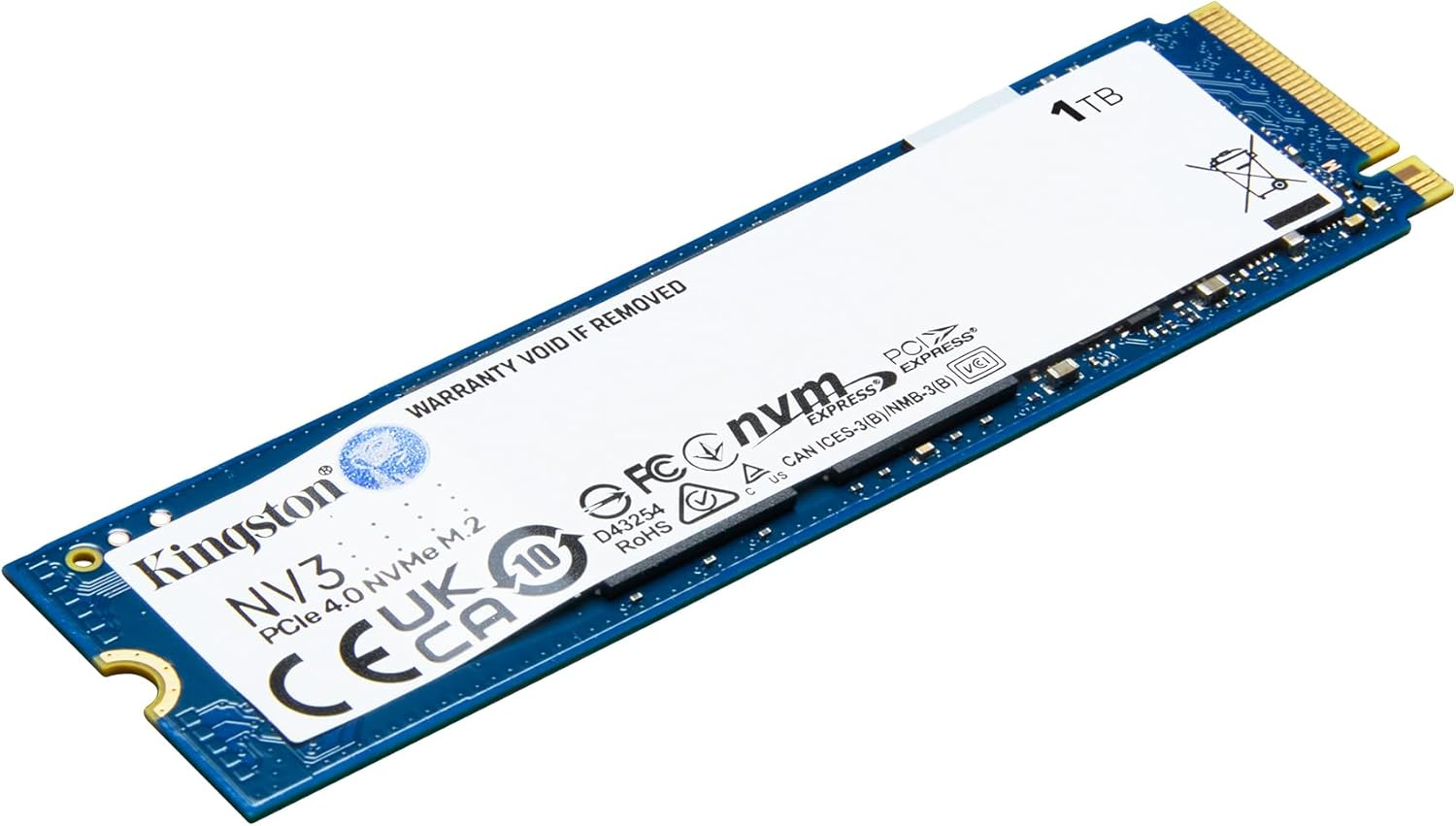 Kingston NV3 Pcie 4.0 Nvme M.2 SSD 1000G(1TB), SNV3S/1000G, Upto 6,000Mb/S image number 5