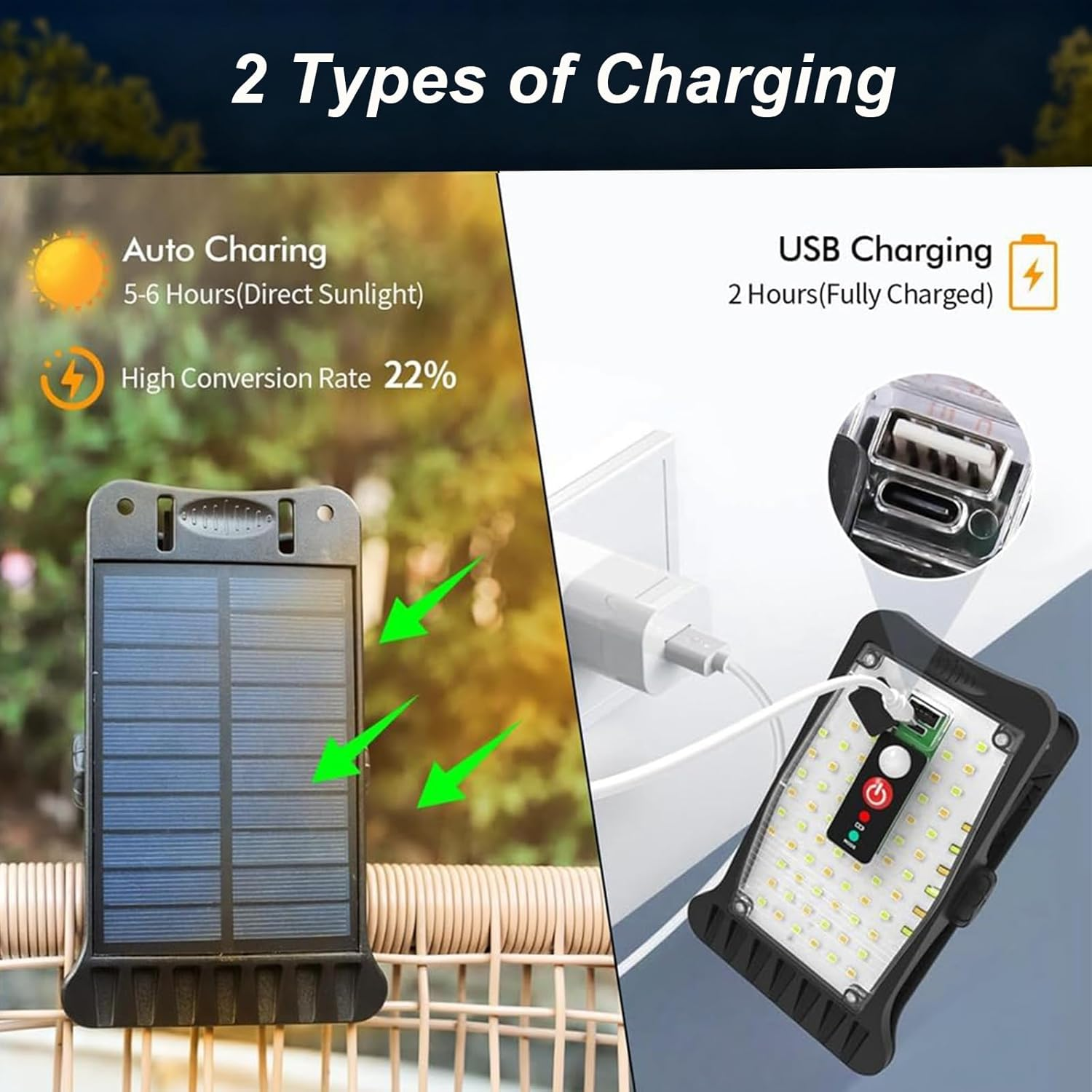 Clip on Solar Lights Outdoor with Motion Sensor, Solar Fence Lights outside Waterproof with 70 Leds, Three-Setting Lighting Modes, 3 Color Temperature, Solar Light for Fence Garage Camping (1 Pack)