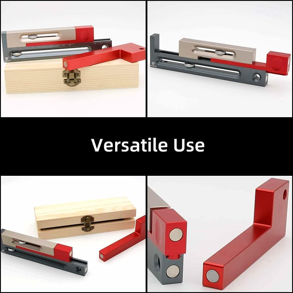 HONGDUI JF15 Kerfmaker Table Saw Slot Adjuster Mortise and Tenon Tool Woodworking Movable Measuring Block image number 4