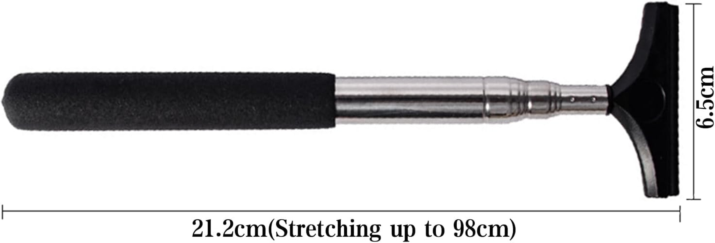 FRAINBOWZ Car Rearview Mirror Wiper Squeegee for Windows, Mirrors, Shower Room, Toilet Glass Glass Doors Car Cleaning Set（Black）