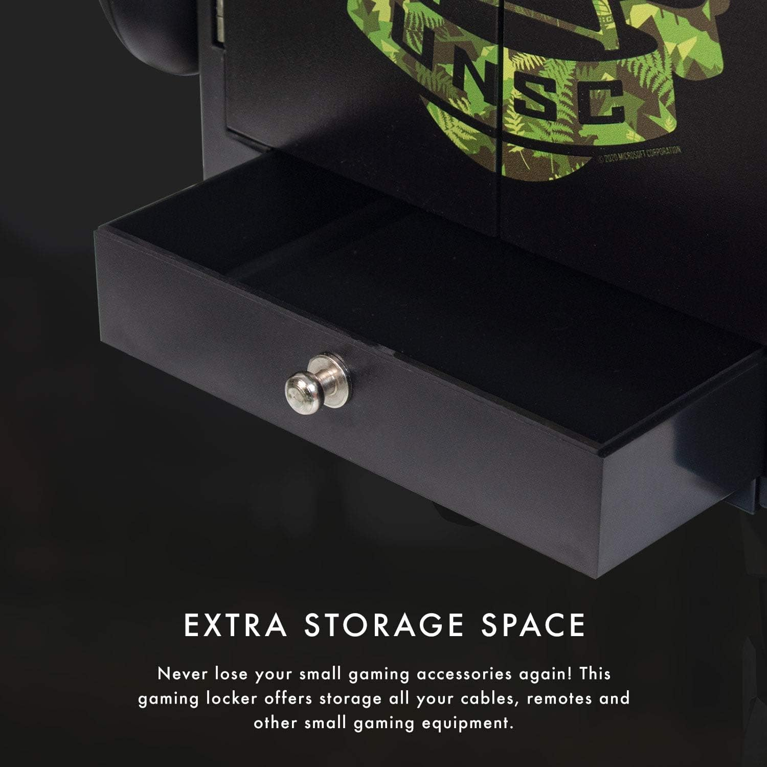 Numskull Official Halo Gaming Locker, Controller Holder, Headset Stand for Xbox Series X|S, PS5, Nintendo Switch - Official 343 Industries Merchandise image number 4