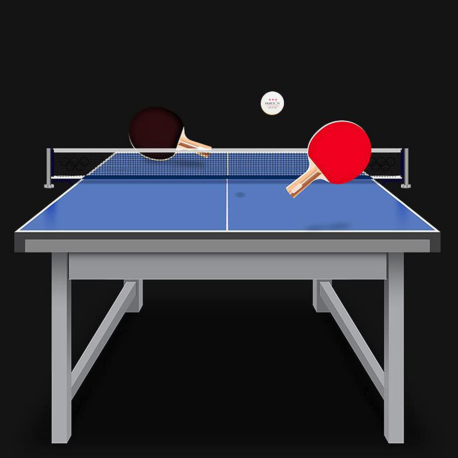 3-Star Table Tennis Balls 40+ Advanced ABS Plastic Premium Training Ping Pong Balls (25-Pack White) image number 3