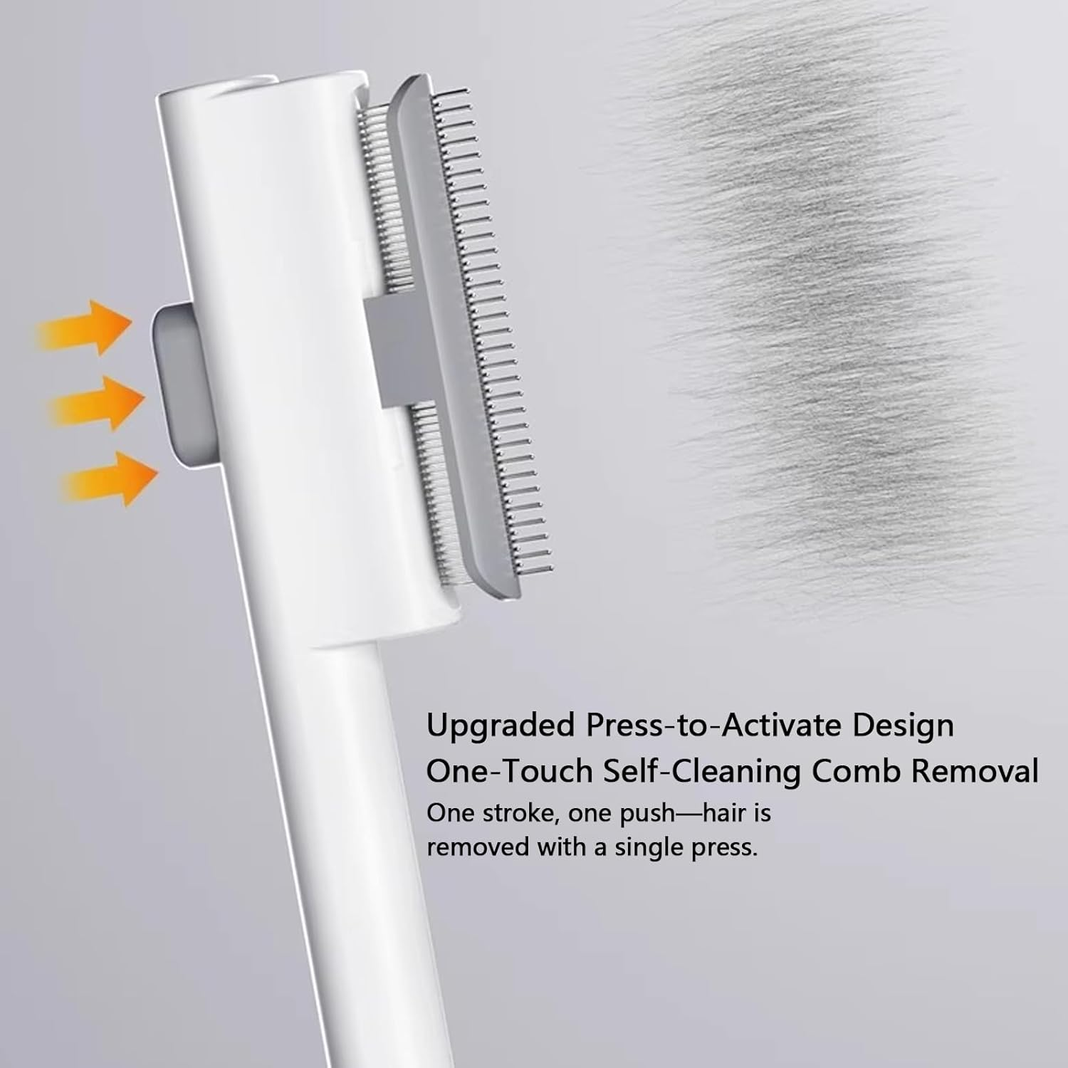 Iirlvior Pack of 2 Cat Brush, Pet Dog Brush, Brush for Cats and Dogs, Universal Dog Brush for Long Hair and Short Hair, Lint Roller, Detangling Brush for Removing Loose Hair image number 1