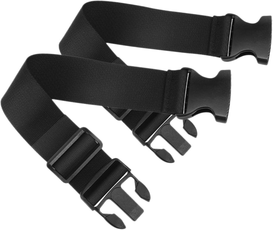 Hohopeti 2Pcs Adjustable Luggage Straps High-Strength Buckle Travel Belt for Suitcases Backpacks Outdoor Packing Security Gear image number 6