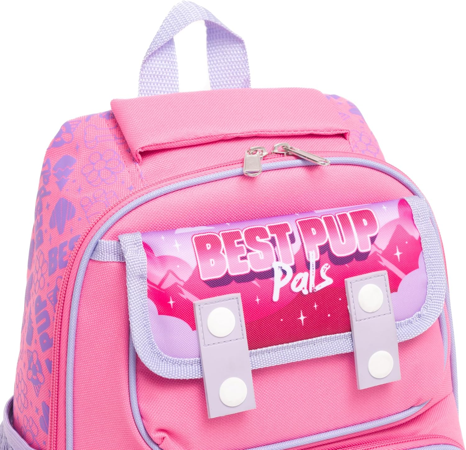 Ruz - Paw Patrol 12 Inch Pre-School Backpack with Padded Back and Adjustable Straps, Pink, Medium, Backpack image number 6