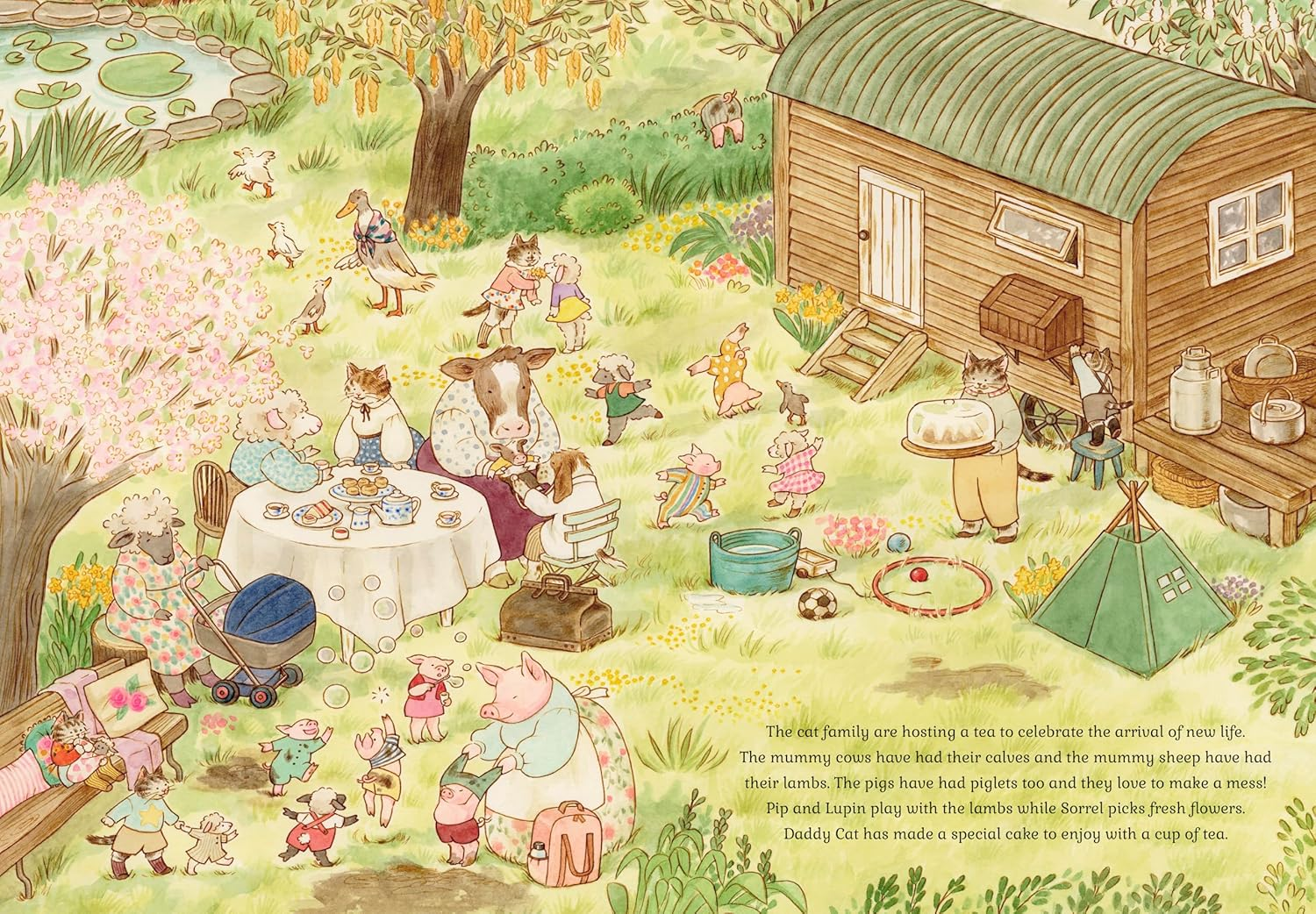 Cat Family Four Seasons: a Lift-The-Flap Book (With over 140 Flaps)