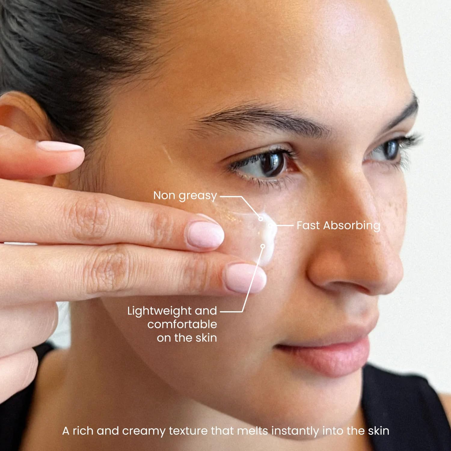 Night Moisturizer for Face with Hyaluronic Acid and Vitamin E for Women & Men image number 6